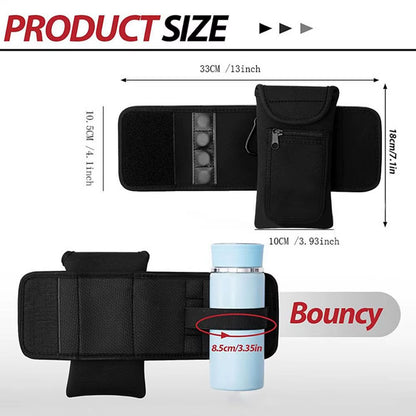 Magnetic Portable Gym Water Bottle Bag Pouch Phone Sling Bag Easy Attachment 