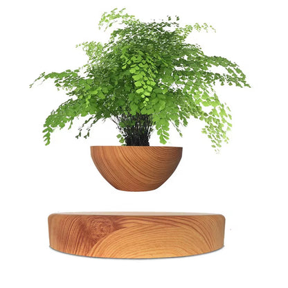 Levitating Air Bonsai Pot Rotation Flower Pot Planters Magnetic Suspension Floating 