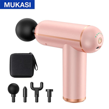 MUKASI Massage Gun Portable Percussion Pistol Massager for Body Neck Deep Tissue Muscle Relaxation 