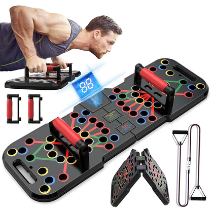 Multi-Function 60 in 1 Push up Bar (Foldable & Portable) Professional Home Workout Equipment