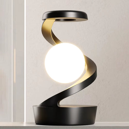 3D Levitating Ball Lamp with Wireless Charging 3D LED Lamp Floating Moon 