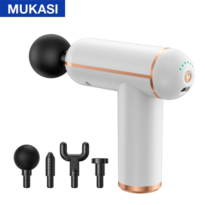 MUKASI Massage Gun Portable Percussion Pistol Massager for Body Neck Deep Tissue Muscle Relaxation 