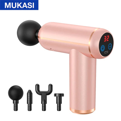 MUKASI Massage Gun Portable Percussion Pistol Massager for Body Neck Deep Tissue Muscle Relaxation 