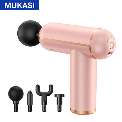 MUKASI Massage Gun Portable Percussion Pistol Massager for Body Neck Deep Tissue Muscle Relaxation 