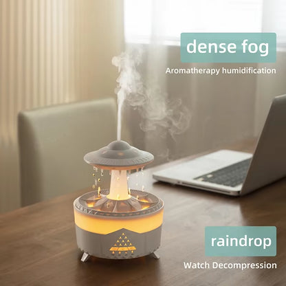 Rain Cloud Humidifier Water Drip with Remote Raindrop Humidifier Rain Cloud Diffuser 