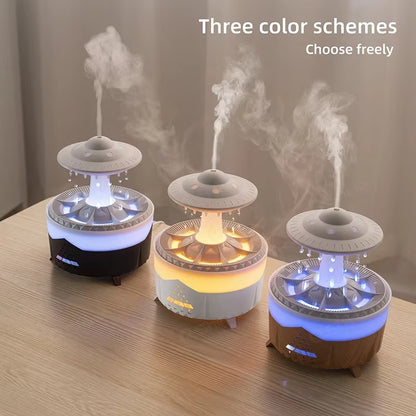 Rain Cloud Humidifier Water Drip with Remote Raindrop Humidifier Rain Cloud Diffuser 