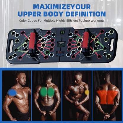 Multi-Function 60 in 1 Push up Bar (Foldable & Portable) Professional Home Workout Equipment